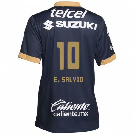 Kandiny Deti Eduardo Salvio #10 Zlato Biely Obsidián Dresy Idegenbeli Csapatmez 2024/25 Triĭká