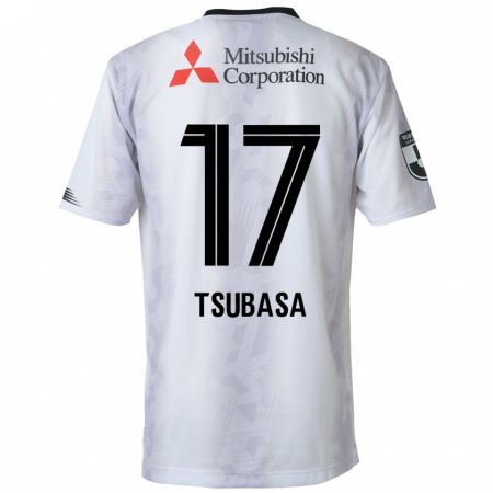 Kandiny Muži Tsubasa Terayama #17 Biely Čierny Dresy Idegenbeli Csapatmez 2024/25 Triĭká