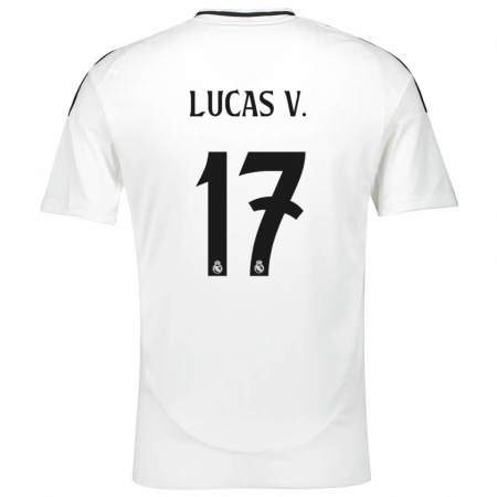 Kandiny Muži Lucas Vázquez #17 Biela Dresy Hazai Csapatmez 2024/25 Triĭká