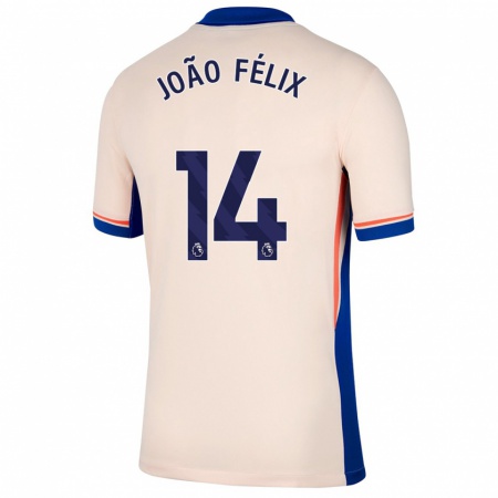 Kandiny Muži João Félix #14 Svetlo Béžová Dresy Idegenbeli Csapatmez 2024/25 Triĭká