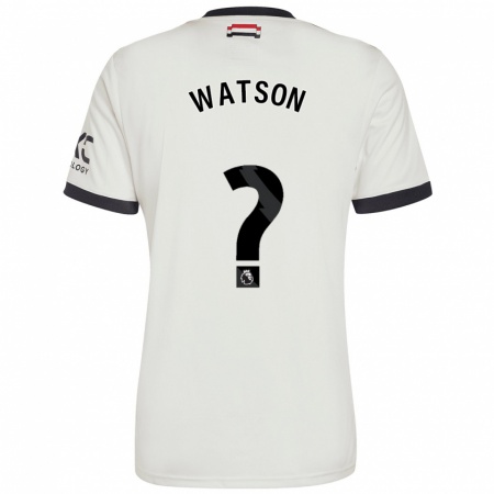 Kandiny Muži Jacob Watson #0 Off White Dresy Tretia Csapatmez 2024/25 Triĭká