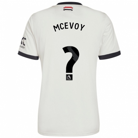 Kandiny Muži Jay Mcevoy #0 Off White Dresy Tretia Csapatmez 2024/25 Triĭká