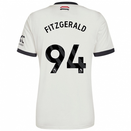 Kandiny Muži Jayce Fitzgerald #94 Off White Dresy Tretia Csapatmez 2024/25 Triĭká