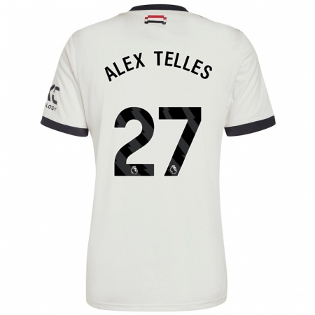 Kandiny Muži Alex Nicolao Telles #27 Off White Dresy Tretia Csapatmez 2024/25 Triĭká