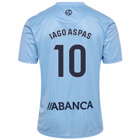 Kandiny Deti Iago Aspas #10 Nebesky Modrá Dresy Hazai Csapatmez 2024/25 Triĭká