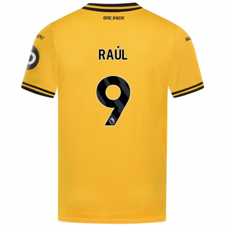 Kandiny Muži Raul Jimenez #9 Žltá Dresy Hazai Csapatmez 2024/25 Triĭká