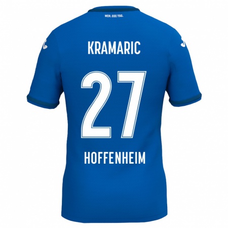 Kandiny Muži Andrej Kramaric #27 Kráľovská Modrá Dresy Hazai Csapatmez 2024/25 Triĭká