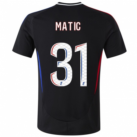 Kandiny Muži Nemanja Matic #31 Čierna Dresy Idegenbeli Csapatmez 2024/25 Triĭká