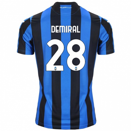 Kandiny Deti Merih Demiral #28 Modrá Čierna Dresy Hazai Csapatmez 2024/25 Triĭká