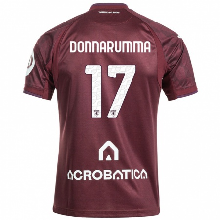 Kandiny Deti Antonio Donnarumma #17 Gaštanovo Biela Dresy Hazai Csapatmez 2024/25 Triĭká