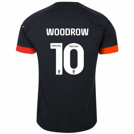 Kandiny Deti Cauley Woodrow #10 Čierna Oranžová Dresy Idegenbeli Csapatmez 2024/25 Triĭká