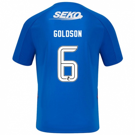 Kandiny Muži Connor Goldson #6 Tmavo Modrá Dresy Hazai Csapatmez 2024/25 Triĭká