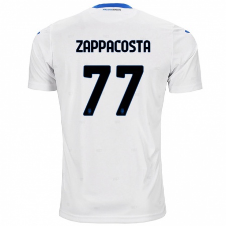 Kandiny Muži Davide Zappacosta #77 Biela Dresy Idegenbeli Csapatmez 2024/25 Triĭká