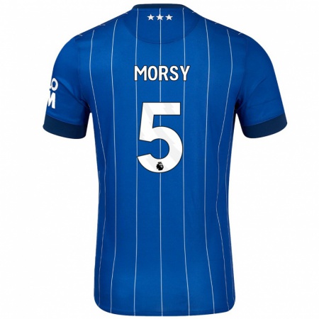 Kandiny Ženy Sam Morsy #5 Námornícka Modrá Dresy Hazai Csapatmez 2024/25 Triĭká