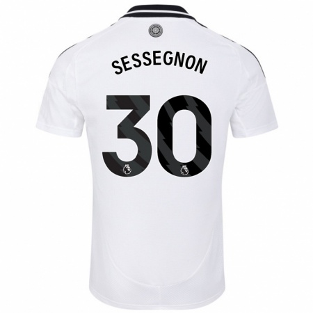 Kandiny Deti Ryan Sessegnon #30 Biela Dresy Hazai Csapatmez 2024/25 Triĭká