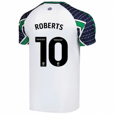 Kandiny Deti Patrick Roberts #10 Biela Dresy Idegenbeli Csapatmez 2024/25 Triĭká