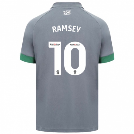 Kandiny Deti Aaron Ramsey #10 Tmavošedá Dresy Idegenbeli Csapatmez 2024/25 Triĭká