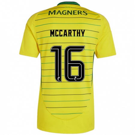 Kandiny Deti James Mccarthy #16 Žltá Dresy Idegenbeli Csapatmez 2024/25 Triĭká