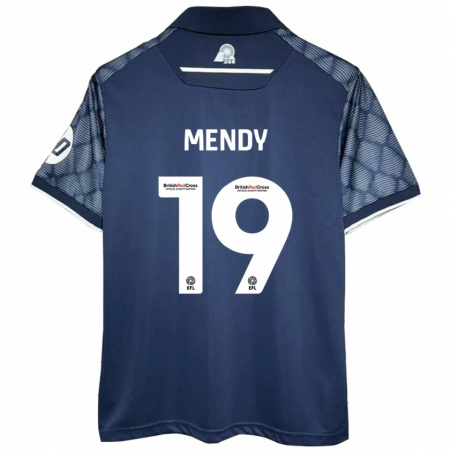 Kandiny Deti Jacob Mendy #19 Čierna Dresy Idegenbeli Csapatmez 2024/25 Triĭká