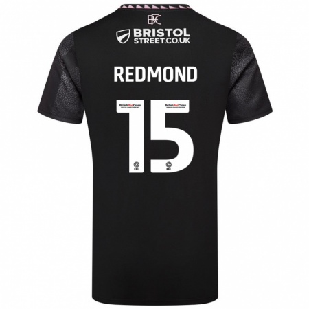 Kandiny Deti Nathan Redmond #15 Čierna Dresy Idegenbeli Csapatmez 2024/25 Triĭká