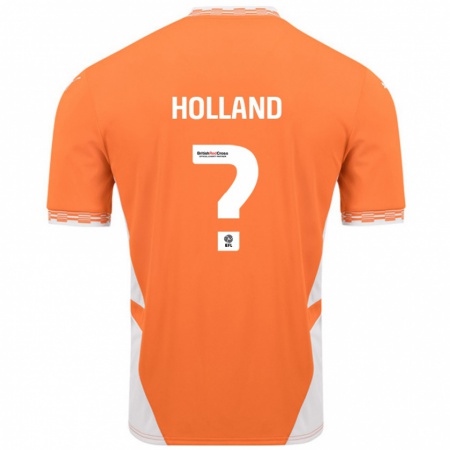 Kandiny Deti Bella Holland #0 Oranžová Biela Dresy Hazai Csapatmez 2024/25 Triĭká