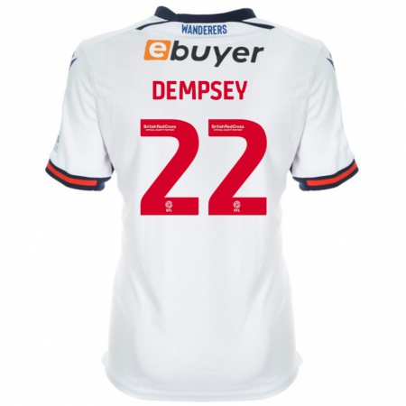 Kandiny Deti Kyle Dempsey #22 Biela Dresy Hazai Csapatmez 2024/25 Triĭká