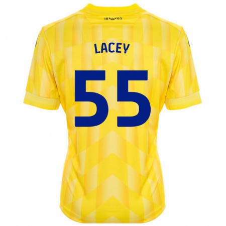 Kandiny Deti Aaron Lacey #55 Žltá Dresy Hazai Csapatmez 2024/25 Triĭká