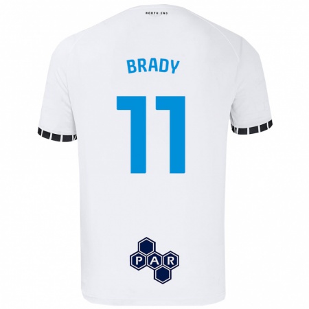 Kandiny Deti Robbie Brady #11 Biela Dresy Hazai Csapatmez 2024/25 Triĭká