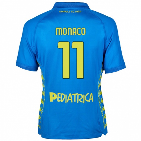 Kandiny Deti Salvatore Monaco #11 Modrá Dresy Hazai Csapatmez 2024/25 Triĭká