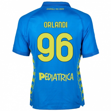 Kandiny Deti Andrea Orlandi #96 Modrá Dresy Hazai Csapatmez 2024/25 Triĭká