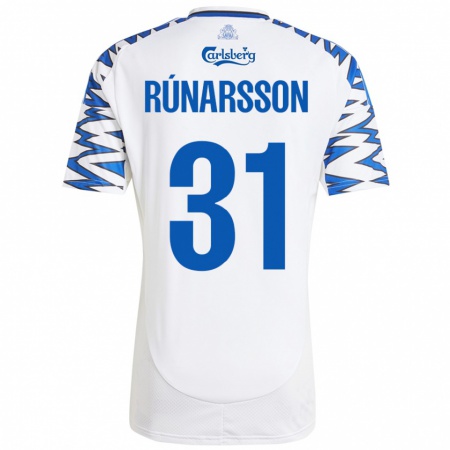 Kandiny Deti Rúnar Alex Rúnarsson #31 Biela Nebesky Modrá Dresy Hazai Csapatmez 2024/25 Triĭká