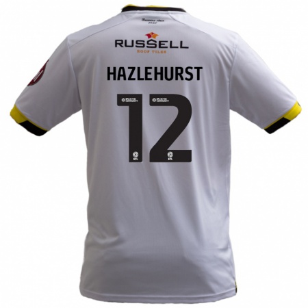 Kandiny Deti Jack Hazlehurst #12 Biela Dresy Idegenbeli Csapatmez 2024/25 Triĭká