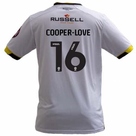 Kandiny Deti Jack Cooper-Love #16 Biela Dresy Idegenbeli Csapatmez 2024/25 Triĭká