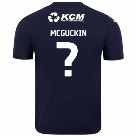 Kandiny Deti Ciaran Mcguckin #0 Námornícka Modrá Dresy Idegenbeli Csapatmez 2024/25 Triĭká