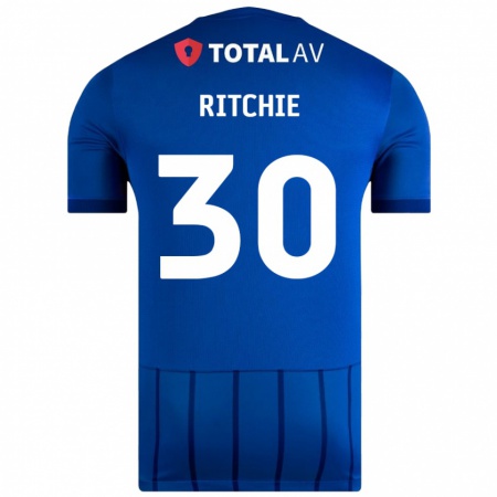 Kandiny Muži Matt Ritchie #30 Modrá Dresy Hazai Csapatmez 2024/25 Triĭká