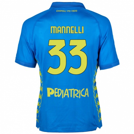 Kandiny Muži Matteo Mannelli #33 Modrá Dresy Hazai Csapatmez 2024/25 Triĭká