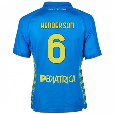 Kandiny Ženy Liam Henderson #6 Modrá Dresy Hazai Csapatmez 2024/25 Triĭká