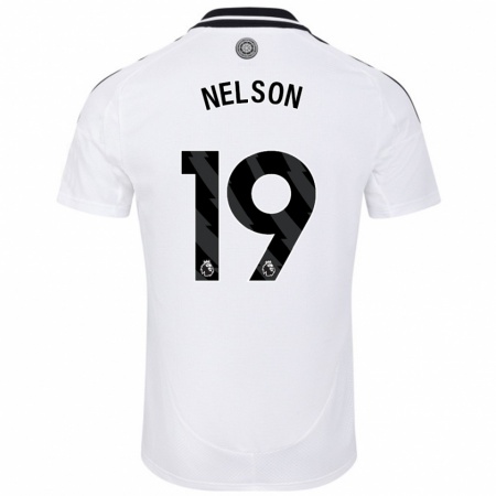 Kandiny Ženy Reiss Nelson #19 Biela Dresy Hazai Csapatmez 2024/25 Triĭká